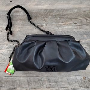 NWT Badgley Mischka Wrapped Frame Convertible Clutch